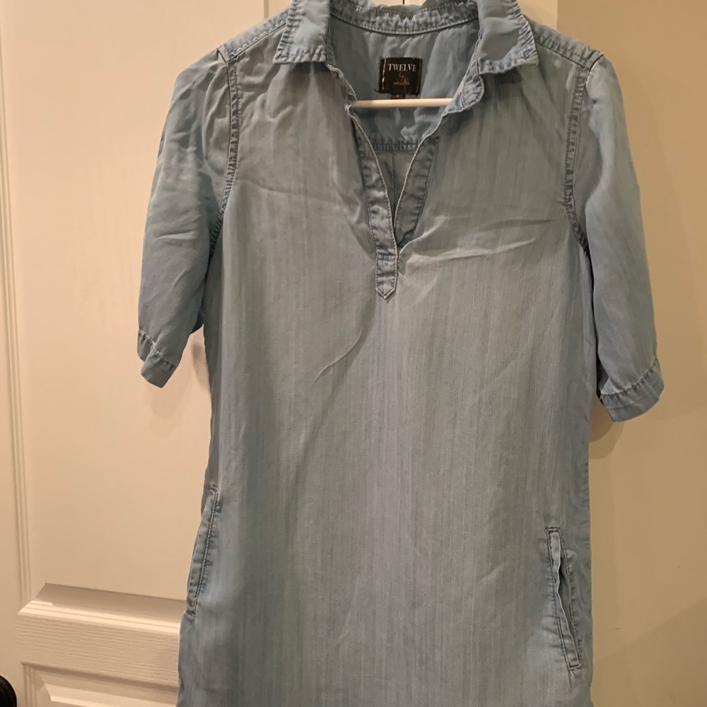 Denim Shift Dress